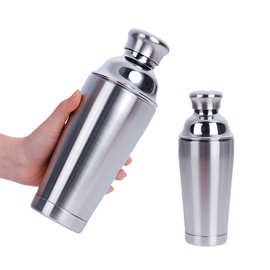 新款双层真空不锈钢调酒器鸡尾酒摇酒器全套酒吧工具奶茶摇摇杯