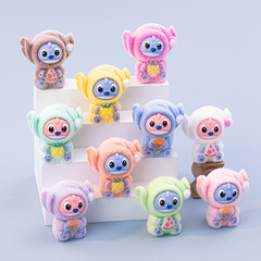植毛フルーツディディ子かわいい diy ジュエリーアクセサリークリエイティブ樹脂小さな装飾品ブラインドバッグ卸売