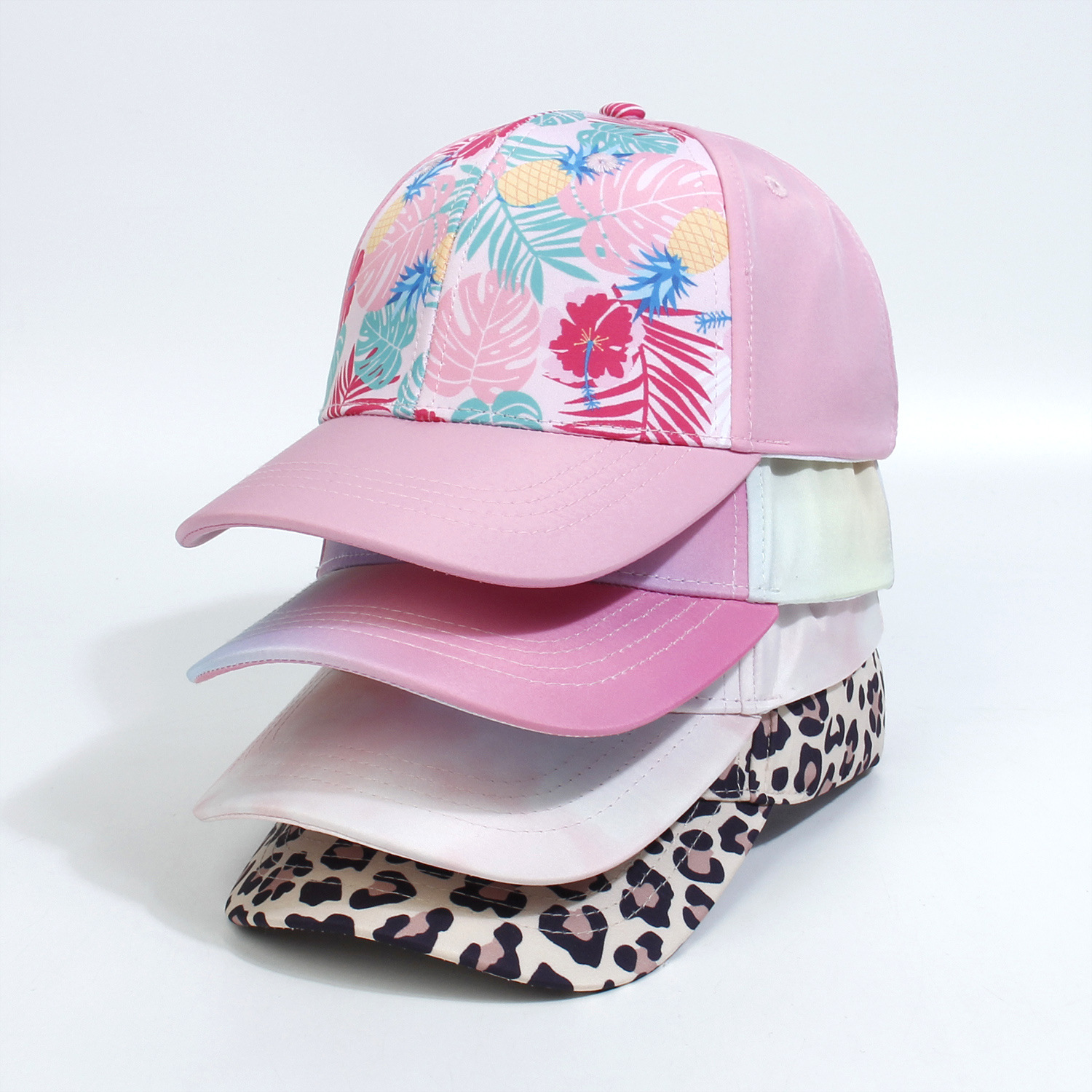 154g Weight Baseball Cap Hats Type Children Unisex Unisex Casual Simple Style Heart Shape Solid Color Butterfly Printing Curved Eaves Baseball Cap