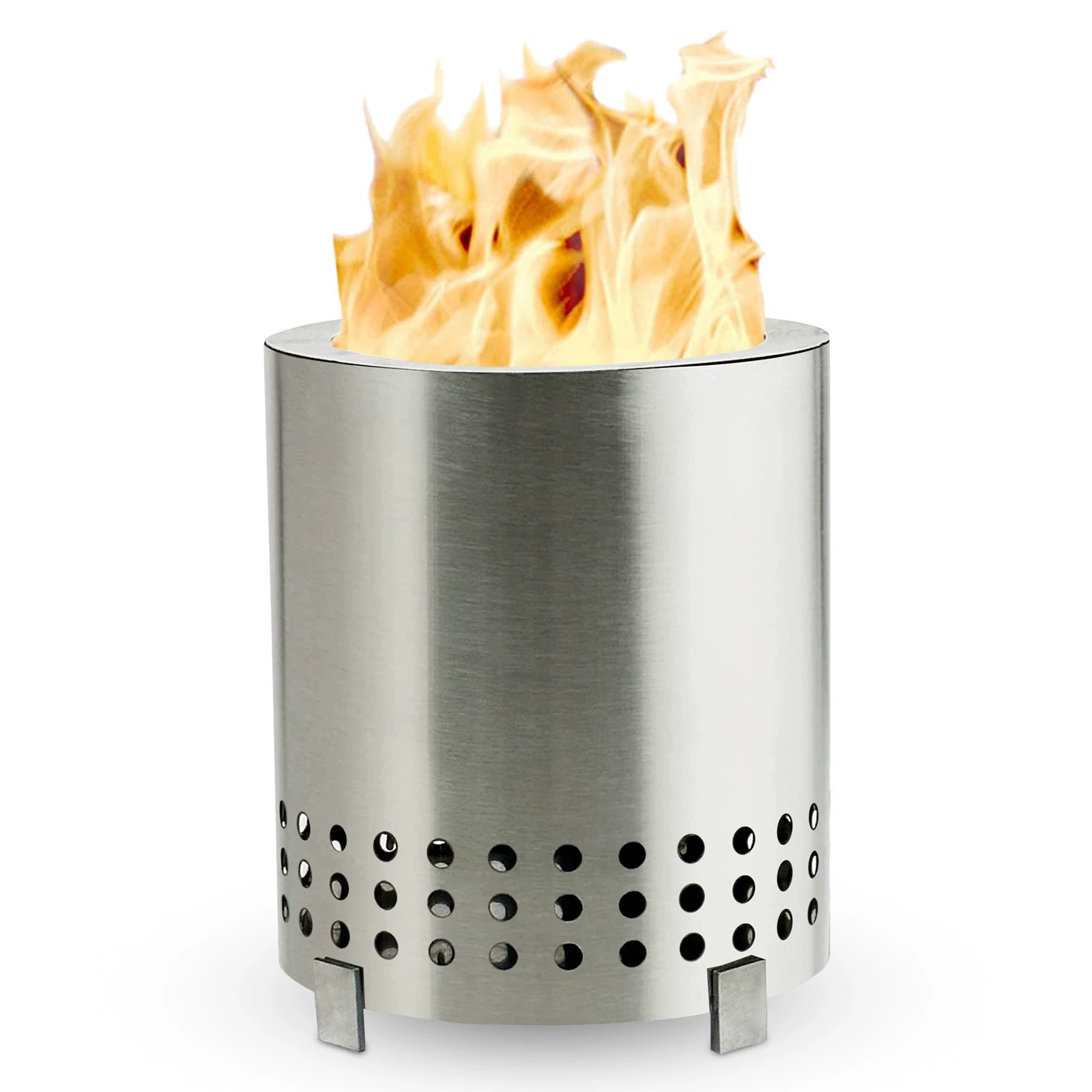 新品不锈钢桌面烧木炭火烤炉具柴火炉野营便携式小火炉