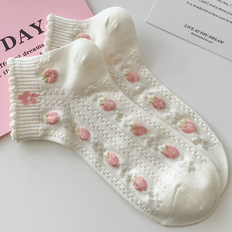 [30% de descuento en el precio de liquidación] Calcetines, calcetines de mujer, primavera y verano, calcetines de barco transpirables finos para mujer, calcetines de mujer Zhuji al por mayor