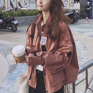 Petite Trench Coat Workwear Jacket for Women, New 2025 Student Trendy Spring and Autumn Short Korean Version, Loose and Versatile