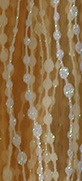 Fabricantes de venta de bajo precio ondulado fantasía polvo brillante tela de malla vestido de noche tela de boda