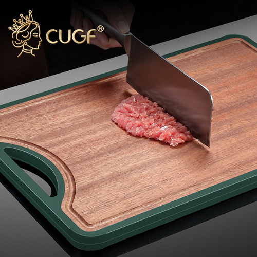 Kitchen Princess Antibacterial stainless steel double-sided cutting board mildew-proof household chopping board kitchen cutting board thickened chopping board sticky board