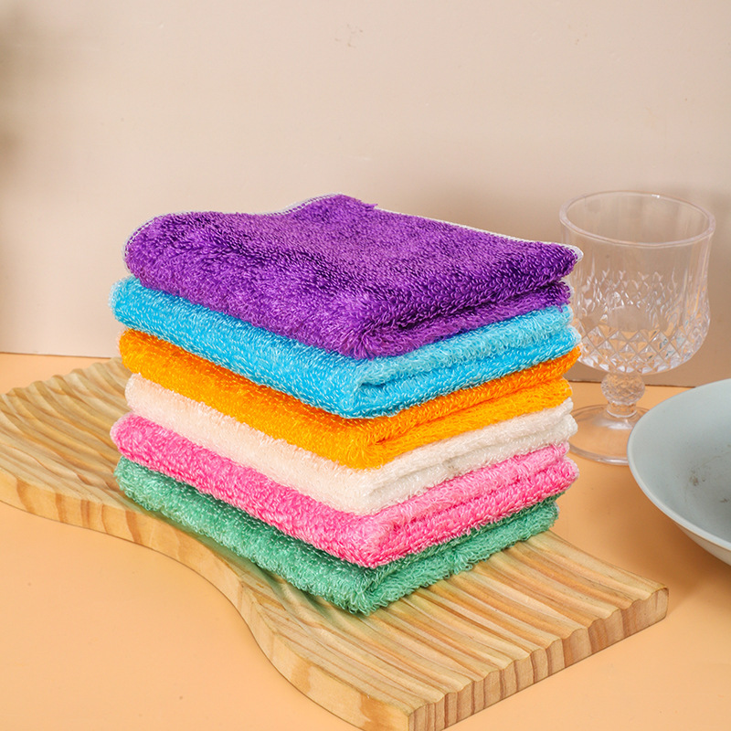Factory whole scouring pad household kitchen cleaning utensils dish towel dish towel stove cloth dish cloth