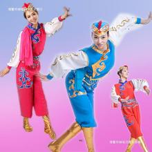 蒙古舞蹈服装演出服女筷子舞打鼓服成人蒙族女装民族风舞台表演服