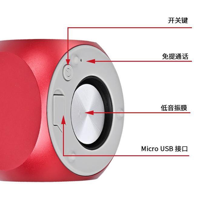 クロスボーダーギフトミニサブウーファーダイスメタル良い音質写真リモコンTWSシリーズBluetooth小型スピーカー|undefined