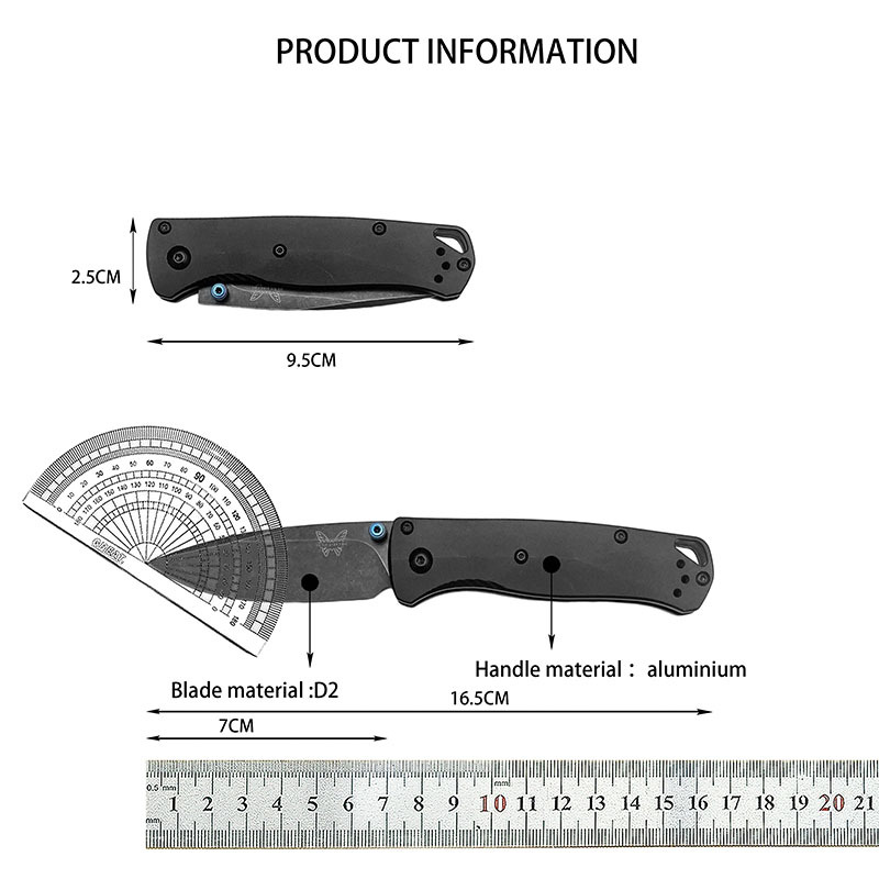 Butterfly BM533BK-2 outdoor folding knife Camping folding knife…
