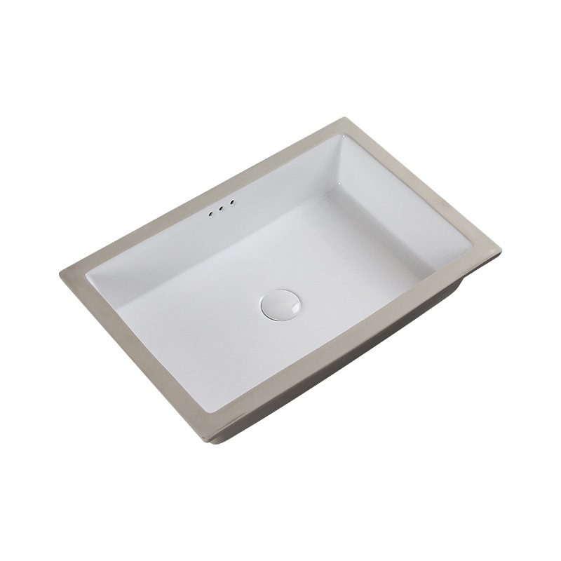lavabo cerámico cuadrado redondo lavabo cerámico lavabo de inodoro de hotel incrustado lavabo de manos de mesa