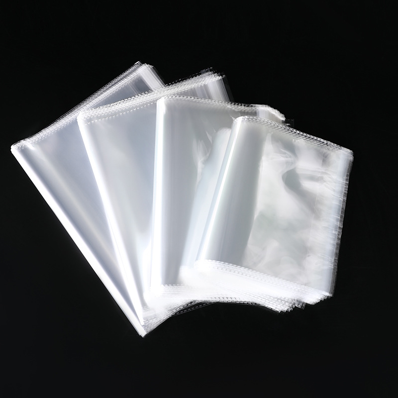 OPP不乾膠自粘袋7絲包裝袋透明服裝塑料封口自黏袋手機飾品自貼袋
