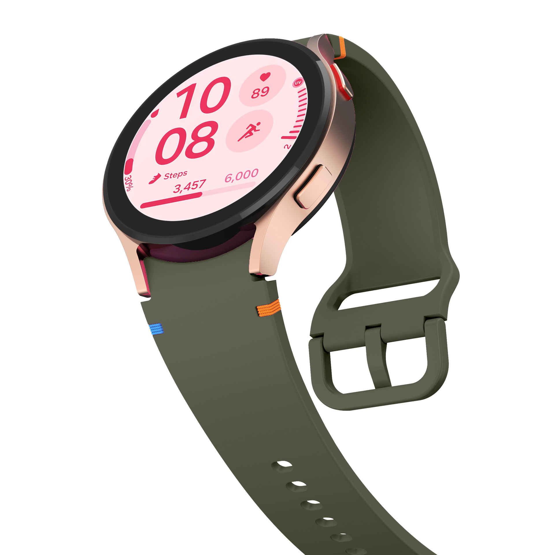 This is suitable for replacing the curved seam plain texture of the watch strap on Samsung watch7, watchFE, watch6 and watch5 undefined