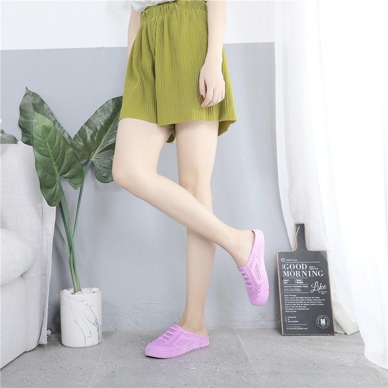 Neue Material Hälfte Baotou Höhle Vogel S Nest Casual Klettern Rafting Big Boy Damen Paar Garten Hausschuhe_voghion.com