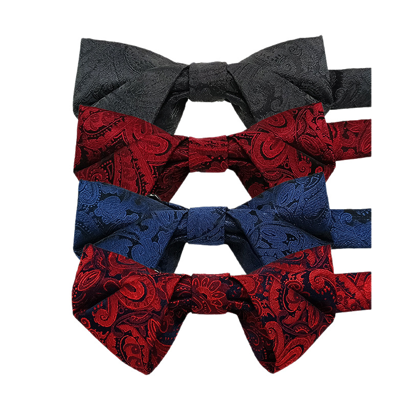 Fabricante spot pajarita para hombre boda boda novio padrino moda británica ropa formal traje de negocios accesorios jacquard