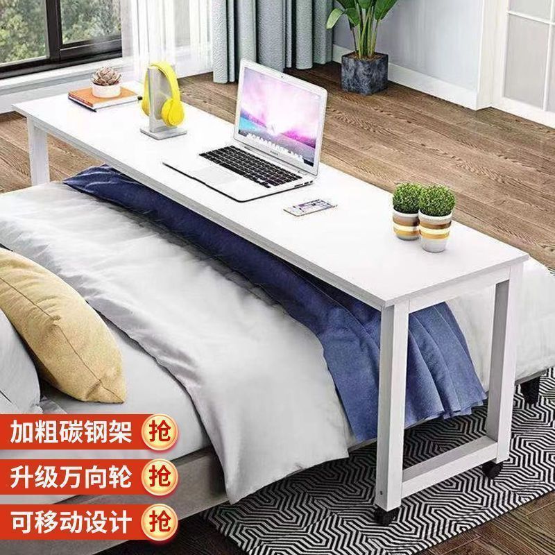 Mesa de cama transversal, escritorio móvil, escritorio de computadora, escritorio de escritorio en la cama del dormitorio, escritorio de escrit