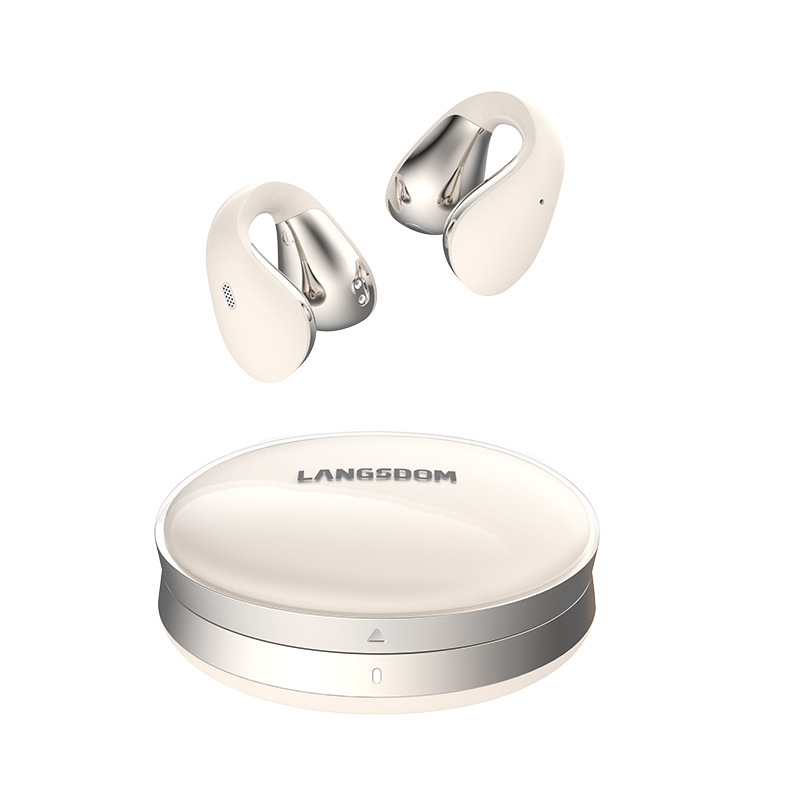 Langston の新しい TS02 イヤークリップ Bluetooth ヘッドセット、スポーツ、痛みのない長時間使用、高解像度通話、ノイズリダクション Bluetooth ヘッドセット|undefined