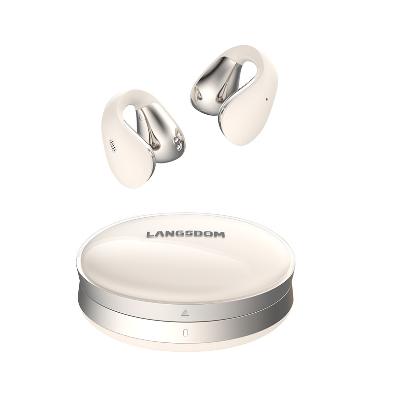 Los nuevos auriculares Bluetooth con clip para la oreja TS02 de LANTON son deportivos durante mucho tiempo, sin dolor, auriculares Bluetooth con reducción de ruido de llamadas HD