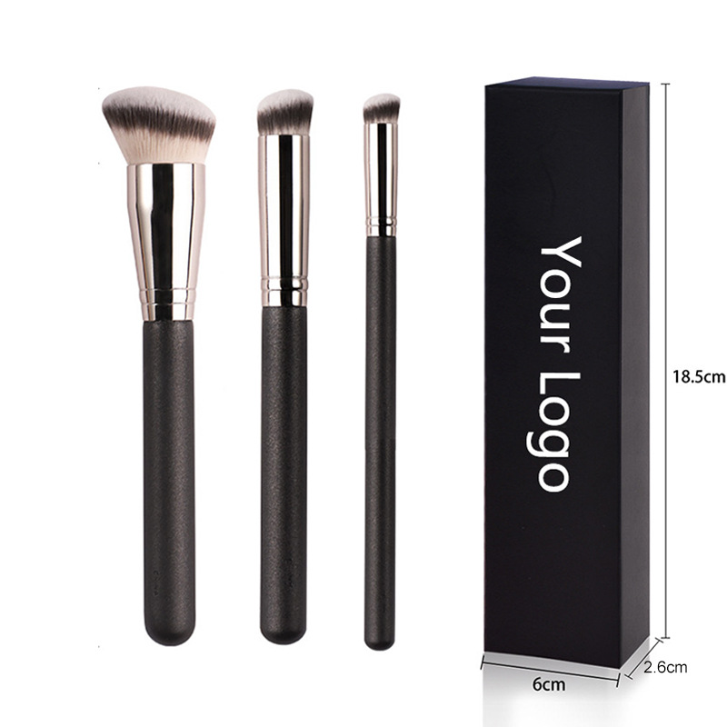 Producto estrella de Biyoyi: brocha individual para rubor, brocha para contorno, brocha para polvos, herramienta de maquillaje, brocha para base, disponible en stock para envíos internacionales.