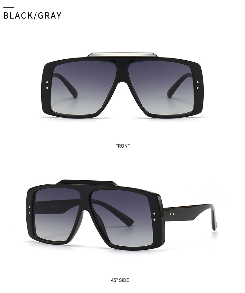 2023 New Large Frame Sunglasses for Women Irregular Fashion Sunglasses for Men Wholesale 2128_voghion.com
