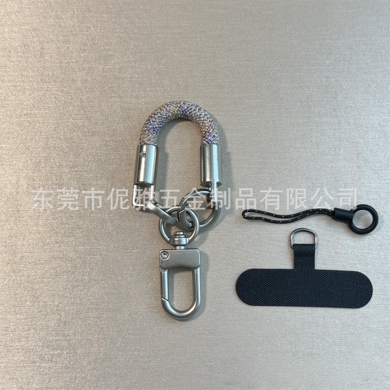 钛原色个性高端手机短款挂绳创意时尚百搭迷你手指绳汽车钥匙扣绳|undefined