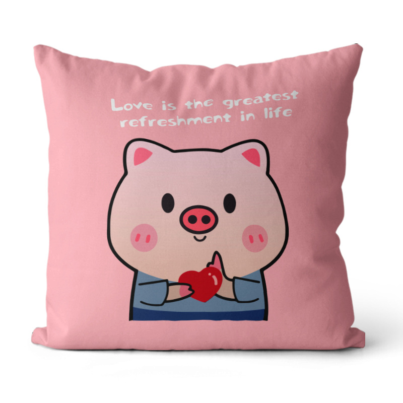 Funda de almohada de felpa, cojín de estilo lindo, almohada decorativa, cojín de sofá, almohada de respaldo para cama