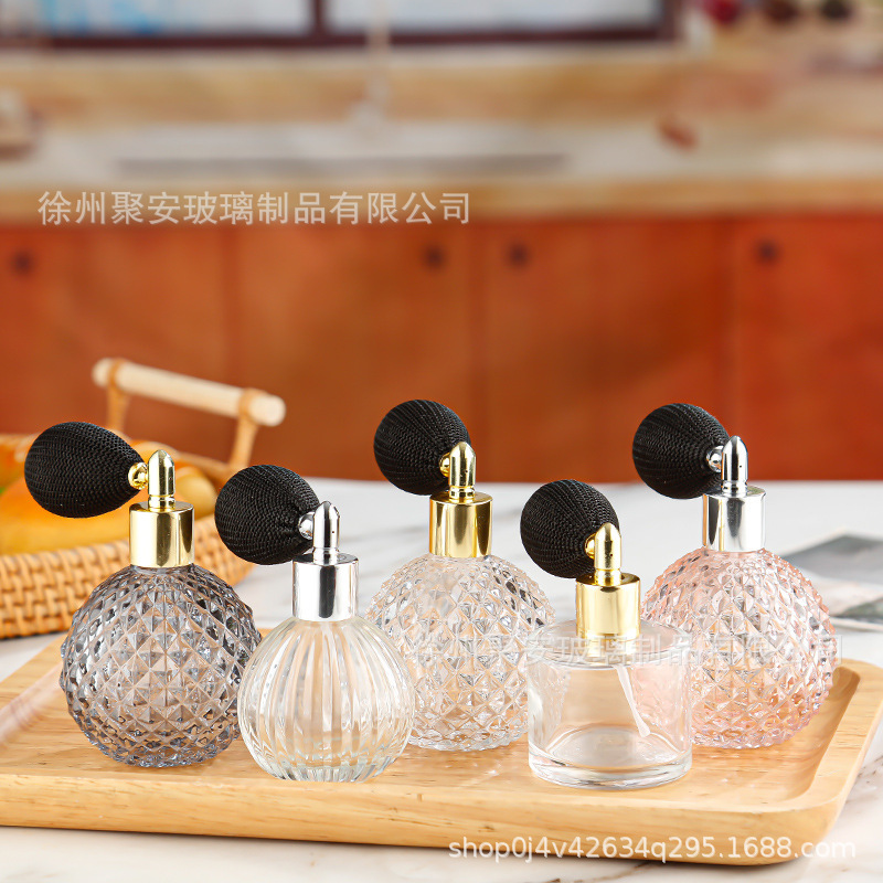 スポットファッション50ml 100ml高級レトロなエアバッグ香水瓶スプレーボトル車載香水空瓶ジャガーボトル|undefined