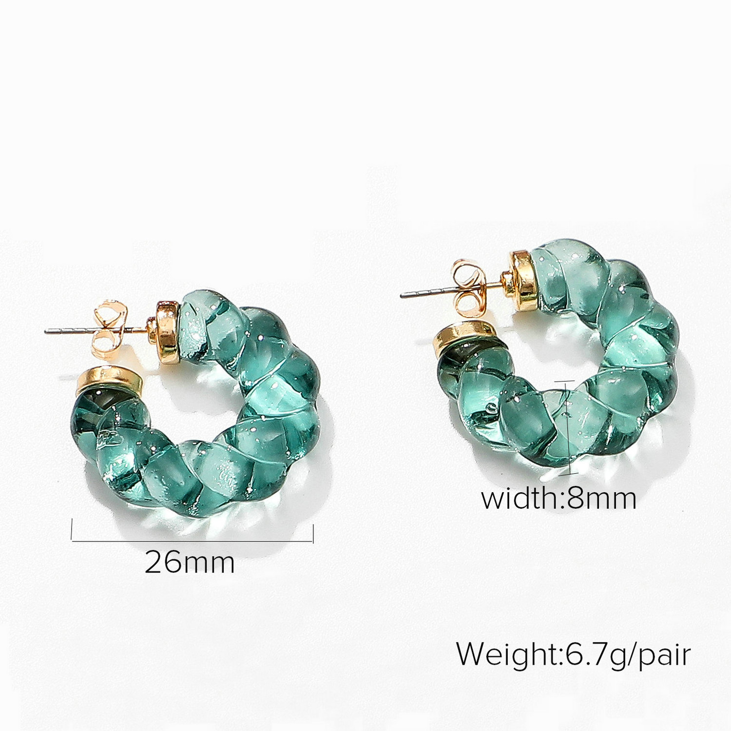 Fashion Gold Plated Earrings display picture 7