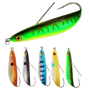 Luya bait cross-border hot long-cast submerged sequins 8.5cm19.9g five-color single hook fake bait outdoor fishing supplies