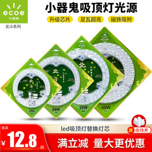 Small ghost LED ceiling lamp core light source small ghost transformation lamp board module lamp panel patch 12W18W24W