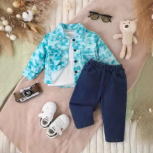 2024夏季新款ins跨境电商外贸爆款运动男童装两件套