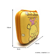 eva卡通蓝牙耳机收纳包防摔耐磨方形数据线充电器EVA保护盒收纳盒