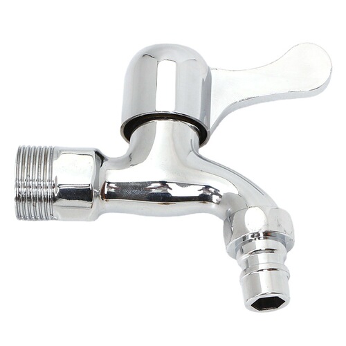 Wholesale engineering payment washing machine tap mop pool fast open tap balcony 4/6 fast open tap