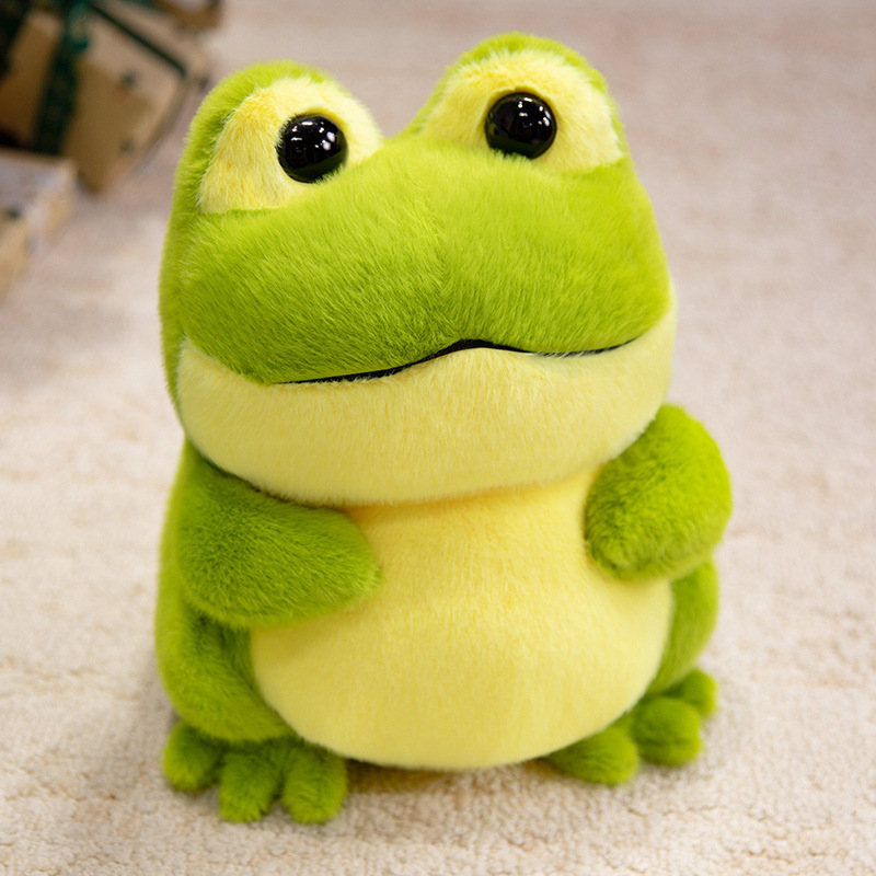 Nueva muñeca de rana verde de simulación transfronteriza