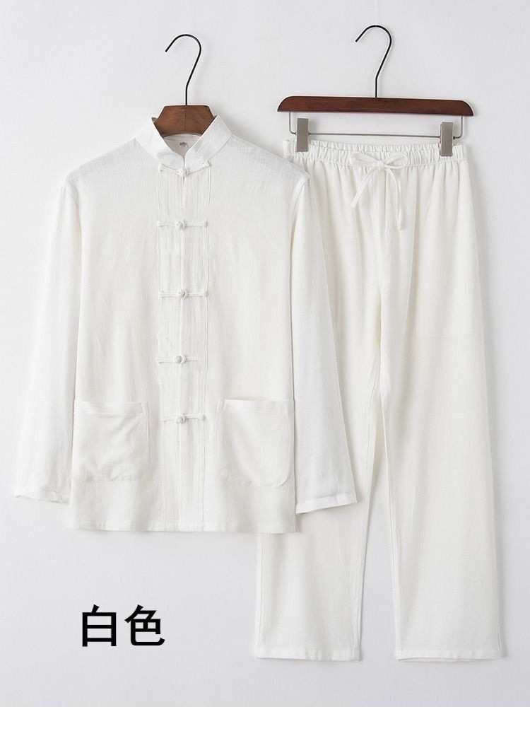 Thin set, Chinese style, cotton and linen