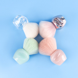 Cross-Border New Small Apple Dust Brush Nail Brush Blush Loose Powder Manicure Tool Brush about Cream Style Loose Powder Brush