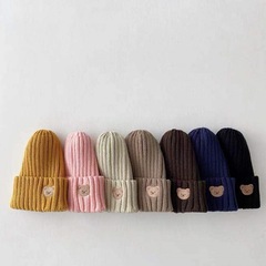 Baby Hat Inspired by Instagram, Cute and Adorable, Winter Wool Hat for Boys and Girls, Embroidered Candy Color Ear Cover Hat