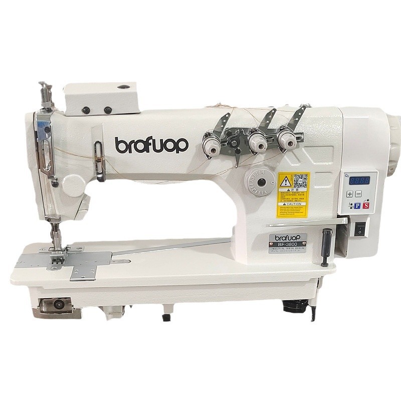 Venta al por mayor Direct Drive 3800-2 cadena doble aguja plana máquina de coser sola aguja doble aguja tres agujas máquina de coser industrial Equipo de costura