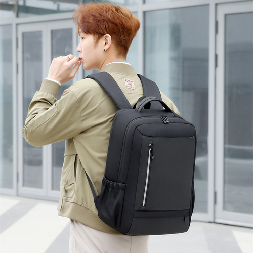 Double-shoulder bag, large capacity,  new fashion minimalist multi-functional laptop bag, trendy and versatile student backpack, wholesale