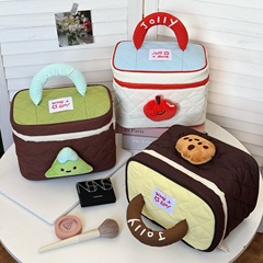 原创卡通把手化妆包女便携外出旅行洗漱包大容量手提化妆品收纳包