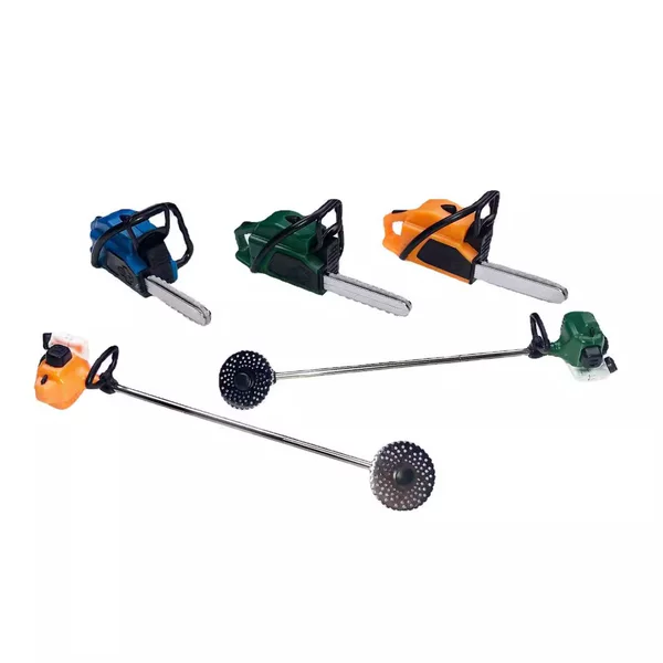 1:12 Doll House Mini Chainsaw Lawn Mower Food Play Miniature Scene Ornament