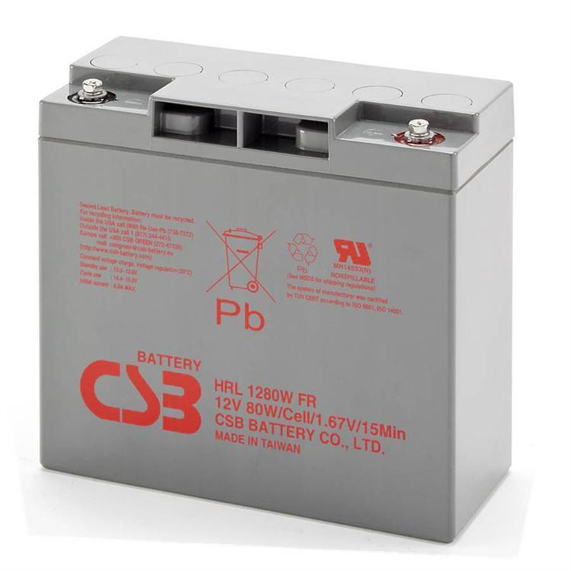 CSB高性能蓄电池HRL1280WFR 12V80W持续工作时间