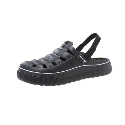 Summer Casual Versatile Thick Sole Loafers with Open Toe and Slip-Resistant Design for Women