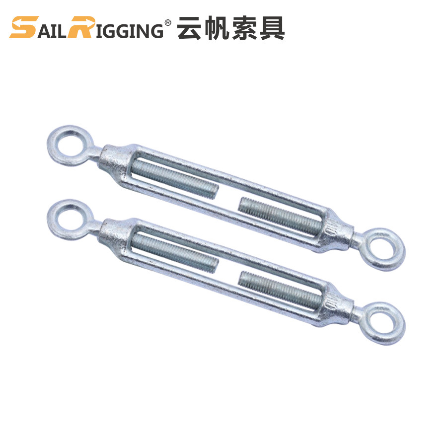 云帆高品质索具  国标圈圈OO型花兰 电镀锌玛钢铸造收紧花篮螺栓
