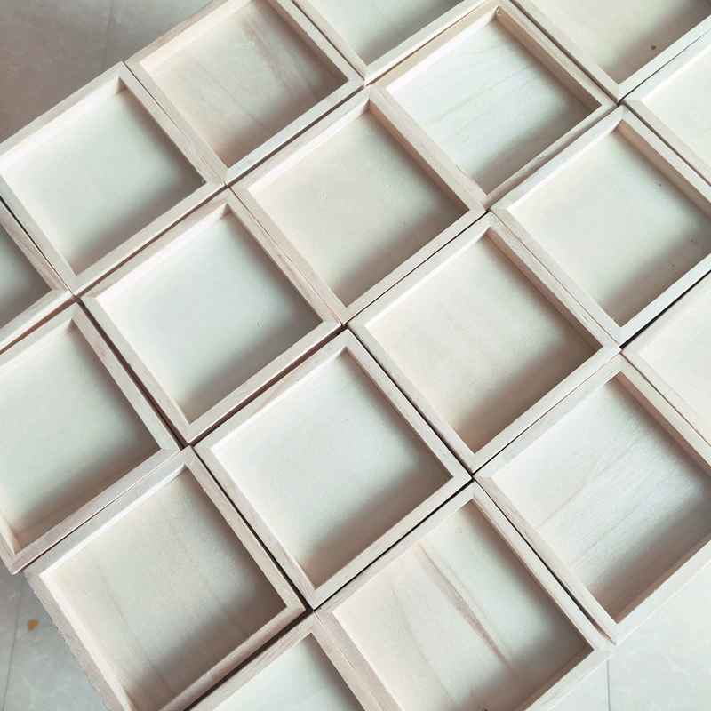 Детская фоторамка ручной работы из глины для творчества, деревянная рамка для фотографий, объемная глиняная рамка, деревянный поднос, поднос из массива дерева