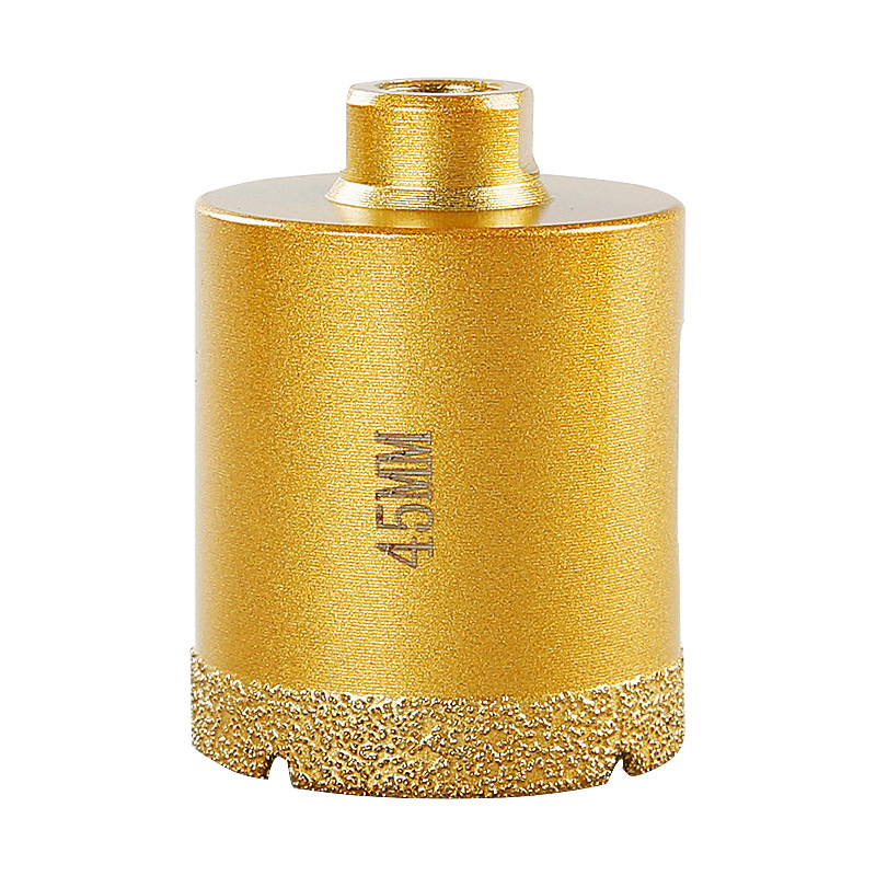 Azulejo de cerámica agujero abridor soldadura de perforación de diamante de mármol seco piedra de cuarzo cerámica todo-Cerámica escariado artefacto