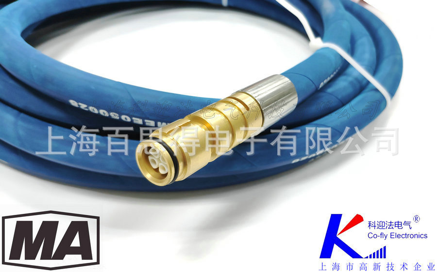 conmN/4c400，煤矿钢丝编织橡胶护套连接器