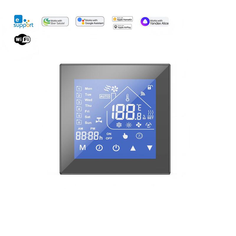 Yiweilian WiFi smart thermostat switch electric heating/plumbing/wall-mounted stove temperature controller thermostat touch