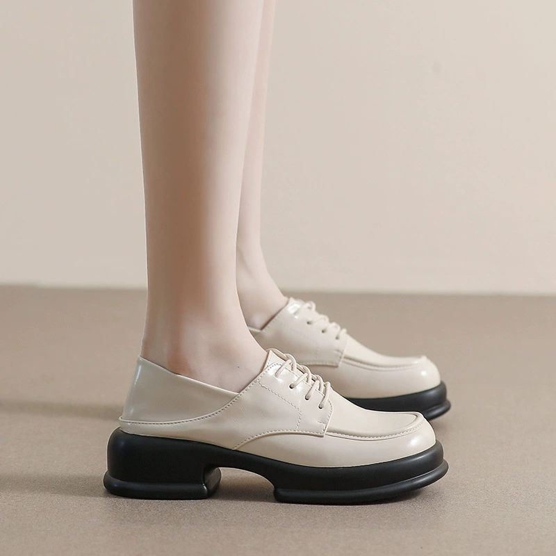 Loafers platform, shoes, shoes English style for leather shoes, British style