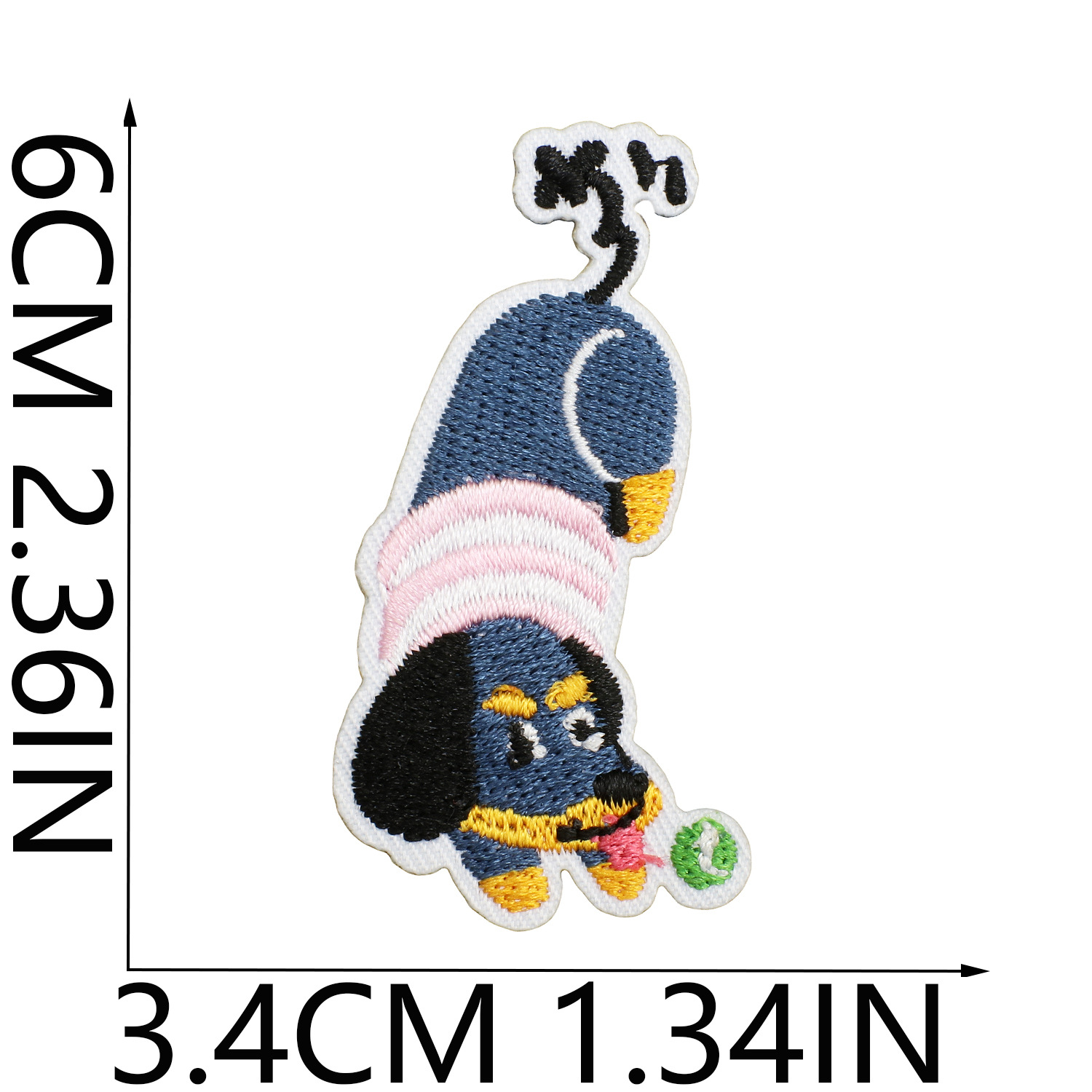 3g Weight Clothing Sticker Patches Classification 1 Piece Quantity Dacron thread Material Dog Pattern Casual, Elegant, Cute Style Embroidery Craft 1 Piece Casual Elegant Cute Dog Dacron Thread Clothing Sticker Patches 16
