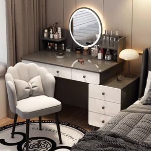 Dressing Table Bedroom Simple Modern Dressing Table Cabinet 2025 New Style Light Luxury High-End Storage Cupboard Integrated