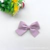 Hairgrip handmade with bow, hair accessory, silk colored clothing